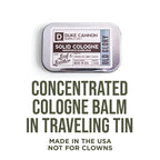 Duke Cannon Solid Cologne - Old Glory Premium Concentrated Cologne Balm, Fresh Tobacco, Amber, and Leather Scent, 1.5 oz. Travel Tin