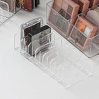 Makeup Palette Organizer,Acrylic Eyeshadow Palette Pallet Holder,7 Sectons