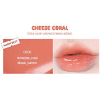 Glow Bokki Glossy Lip Tint, Korean Beauty (GB06 Cheese Coral, 4.1 grams)