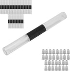 30pcs 5ml Empty Lip Gloss Tubes, Double Ended Refillable Lip Balm Gloss Containers Bottles with Rubber Inserts for Women Girls DIY Makeup