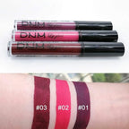 evpct 3Pcs Dark Purple Red Rose pink Matte Liquid Lipstick Sets for Black Women Matte Lipstick Lip Stain Long Lasting Waterproof 24, labial mate larga duracion 24 labiales mate 24 horas originales