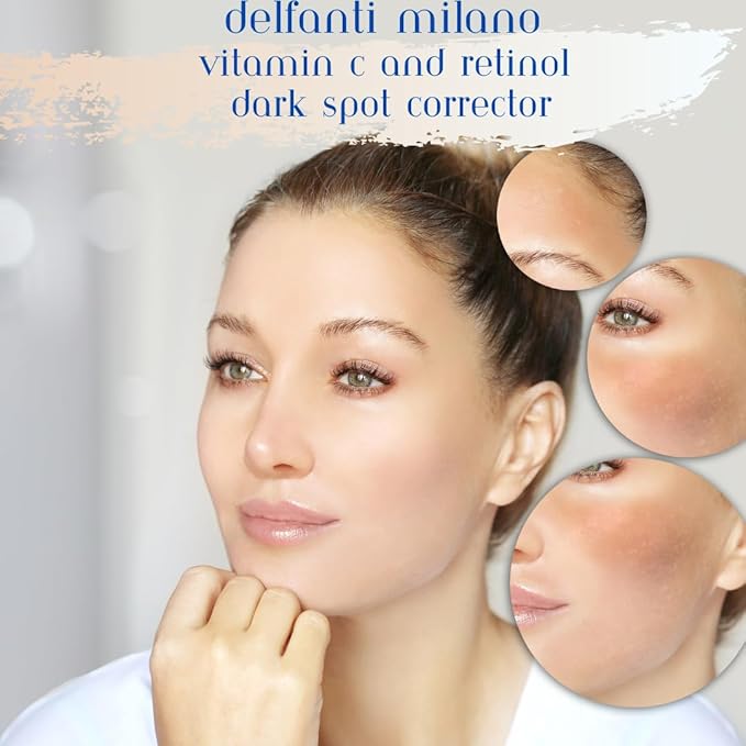 VITAMIN C & RETINOL DUO PACK Full Size Facial Day Cream and Eye Contour Cream • Brightening and Dark Spot Corrector