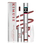 KIMUSE Peel Off Lip Stain, Long Lasting Lip Stain Peel Off with Tweezer, Waterproof Lip Liner Stain, Transfer-Proof, Highly Pigmented Color, Matte Finish