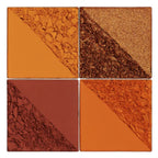 Juvia's Place Rebel Quad Honey Eyeshadow Palette - Professional Eye Makeup, Pigmented Eyeshadow Palette, Makeup Palette for Eye Color & Shine, Pressed Eyeshadow Cosmetics, Shades of 4