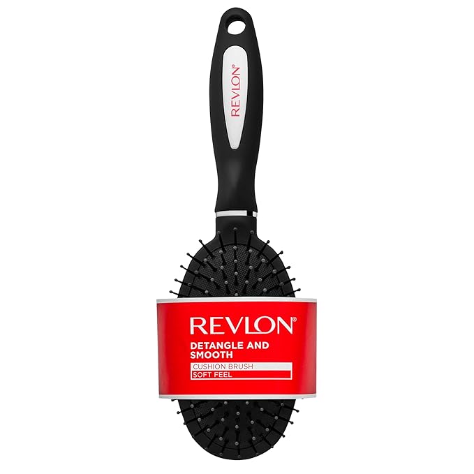 Revlon Detangle & Smooth Black Cushion Hair Brush
