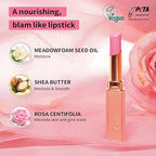 Oulac Pink Lipstick Moisturizing Shine Lipstick - Moisturizing Lip Stick Glossy Tinted Lip Balm, Sheer Shine Juicy Finish, Lightweight and Hydrating Formula for Dry Lip Care, Vegan 2.2g/0.07oz (06)