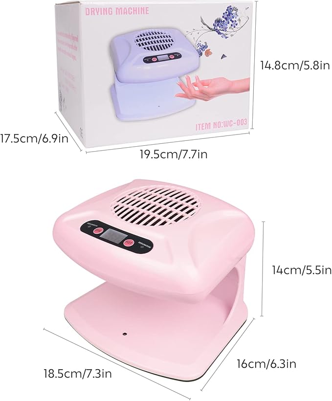 Air nail dryer with automatic