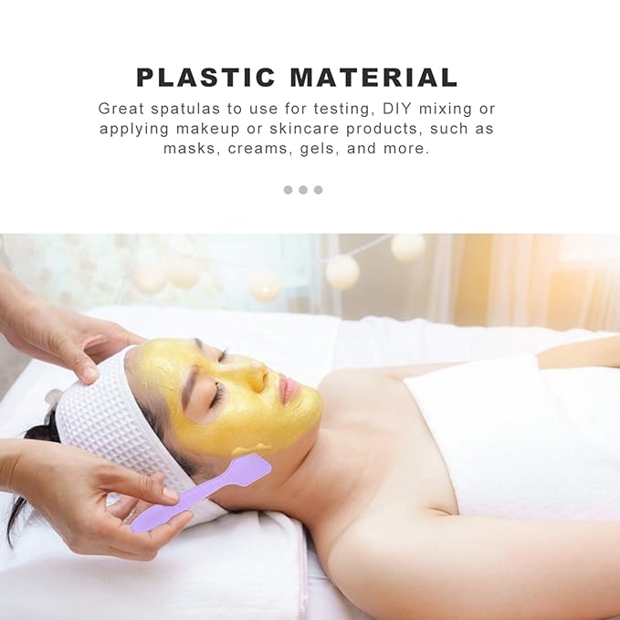 Beaupretty Cosmetic Spatula Stick 150pcs Cosmetic Spatula Plastic