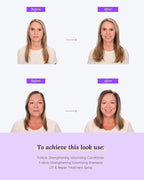 Keranique Color Safe Shampoo and Conditioner - Protect and Extend Color Shampoo and Conditioner for Women with Dry, Fine, Color Treated Hair - Sulfate Free Set for Colored Hair with UV Protection