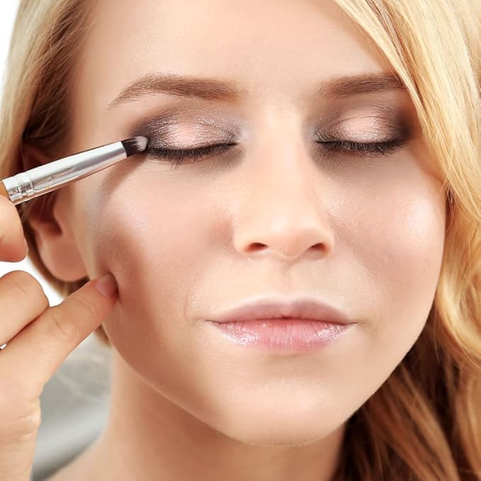 Jerome Alexander New Again Eyeshadow Palette & Brush, 6 Buildable & Blendable Micronized Powder Shades (Night Out)