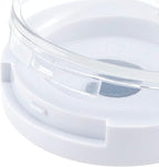 4 Pack Empty Eyeshadow Holder Case Round Magnetic Makeup Eyeshadow Lipstick Palette Container For Travel Sample DIY - White