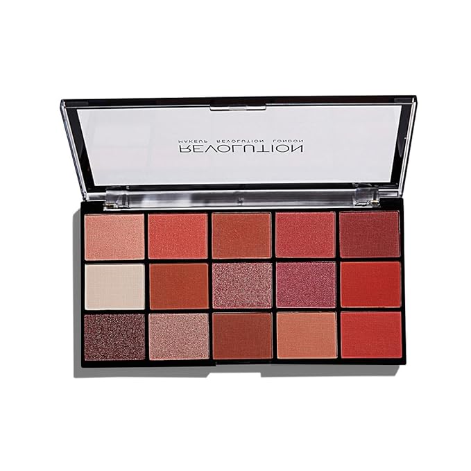 Makeup Revolution Eyeshadow Palette, Reloaded Iconic Newtrals 2, Face Make Up, Compact Eye Shadow Palette by Revolution Beauty