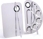 Makeup Palette, Makeup Mixing Palette, Stainless Steel Metal