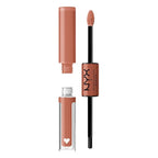 NYX PROFESSIONAL MAKEUP Shine Loud, Long-Lasting Liquid Lipstick with Clear Lip Gloss - Goal Crusher (Mid-Tone Beige)
