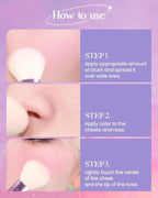 AMTS Face Blush Brush for Professional Quality Precision Makeup Application