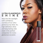 Flori Roberts Mineral Base Lip Shine, Vibrant Lip Gloss Makeup for Women of Color or Deeper Skin Tones, Non-Sticky, Long Wear High Shine Finish