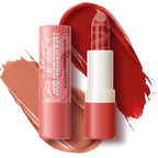 2PCS Marbled Matte Lip Stick Makeup - Velvety Finish | Naked-lip Feel, Full Coverage, D003+D004