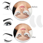 Under Eye Pads, Lint Free Lash Extension Eye Gel Patches for Beauty Salon False Eyelash Extensions Grafting, Hydrogel Eye Mask Beauty Makeup Tool (110 pairs with bag)