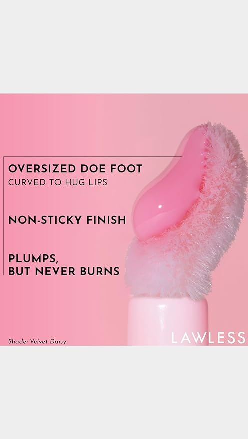 Women's Forget The Filler Lip Plumper Line Gloss, Velvet Daisy, Pink, 0.11 Ounce