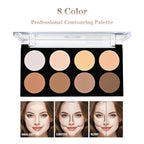 Makeup Highlight & Contour Pro Palette Lightweight Blendable Long Lasting Waterproof Non-Smudge Natural Makeup Contour