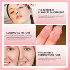 AKARY Gel-Based & Hydrating Face Primer For Smoothing Skin & Gripping Makeup with Vitamin E, Long-Wear Foundation Face Primer for Oil Control, Even Fine Lines, 0.81 Fl Oz, 05 Coconut