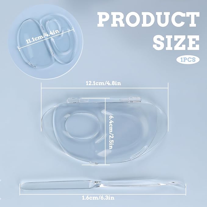 Makeup Mixing Palette, Handheld Foundation Mixing Palette