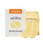 Organic 24K Gold Eye Mask with Collagen. Treatments reduce Puffy Eyes and Dark Circles Reduce Wrinkles and Fine lines