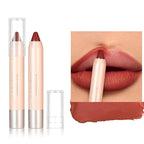 8 Colors High Pigmented Smooth Matte Lip Liner Pencil, Waterproof Velvet Lipstick Pen, Professional Lip Liner for Girls and Women (06)