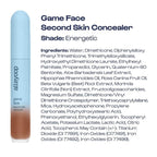 Alleyoop Game Face Concealer Makeup, Lightweight to Medium Buildable Coverage Under Eye Concealer, For Blemishes, Crease-proof and Hydrating with Smooth Second Skin Finish - Energetic