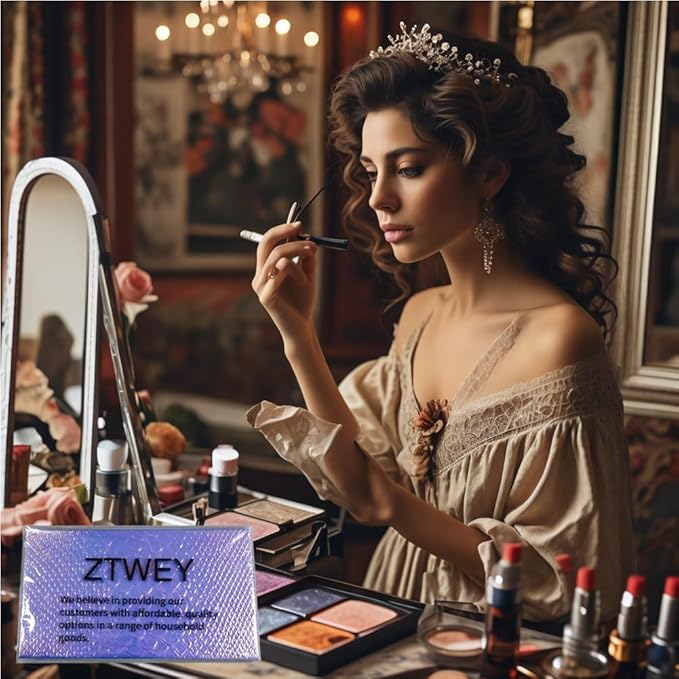 Makeup Palette With Mirror, Empty Eyeshadow Makeup Box Cosmetics Palette Fish Scale DIY Storage Tray Box Holder