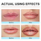 GECOMO Lip Liner Peel Off Lip Liner Tattoo, Peel Off Lip Stain, Long Lasting Lip Stain Peel Off Lip Liner Tattoo Highly Pigmented Lip Tint Stain - Light Brown