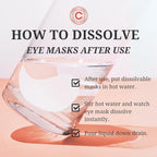 Depuffing Dissolvable Under Eye Masks - Enriched with Glucomannan, and Pumpkin Seed - Combat Fatigue, Reduce Puffiness, and Hydrate for a Fresh Look - Under Eye Mask Patches