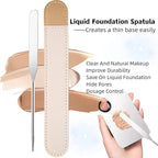 Makeup Spatula and Makeup Palette, Stainless Steel Foundation
