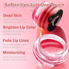 2PCS Strawberry & Honey Lip Balm, Hydrating Lip Propolis Sleeping Lip Mask, Moisturizing & Prevention Dry and Cracked Lip Scrubs Exfoliator, Lip Repair Nourishes the Lip Skin