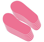 50Pairs(100Feets) Professional Quality Sunlees Tan Black Spray Tanning Feet Protectors (PINK)