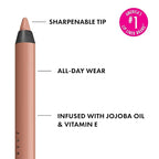 NYX PROFESSIONAL MAKEUP Line Loud Lip Liner, Longwear and Pigmented Lip Pencil with Jojoba Oil & Vitamin E - Goal Crusher (Midtone Beige)