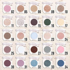 Pear White Single Glitter Eyeshadow Makeup, Neutral Powde Eye Shadow for Women, White Shimmer Singles Eyeshadow Palette Pigmented Waterproof, sombras para ojos, Girls Monochrome Eyeshadows Gift