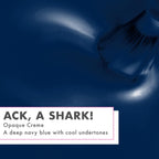 Olive & June Long Lasting Nail Polish | Plump Gel-Like Finish No Lamp Needed | Lasts up to 10 days | Salon-Quality Color at Home | 15-Free Vegan Cruelty-Free, Chip-Resistant Shine | Ack, a shark Navy