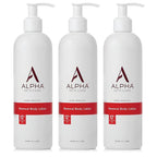 Alpha Skin Care Revitalizing Body Lotion, 12% Glycolic AHA, Simple & Effective Daily Moisturizer Hydroxy Acid, Hydrates & Exfoliates for Soft, Smooth Skin, Anti-Aging, 12 Oz, Pack of 3