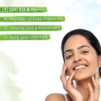 Mamaearth HydraGel Sunscreen | SPF 50 & PA++++ Sun Protection | Helps Fight UVA & UVB Rays with Aloe Vera & Raspberry | Hydrating & Lightweight Gel Based Lotion | 1.69 Fl Oz (50ml)