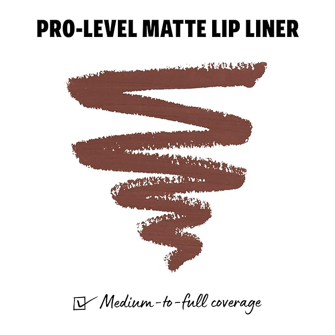 NYX PROFESSIONAL MAKEUP Suede Matte Lip Liner, Vegan Vegan
