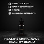 Golden Grooming Co. Beard Oil for Men - Nourishing & Organic Beard Moisturizer - Organic Oil for Beard Growth - All-Natural Formula with Vitamin E - Smooth and Soft Beard - 1 fl oz