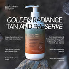 FountainGlow Self Tanner - All Natural Sunless Tanning Lotion | Instant Self Tanning Lotion with Moisturizer and Long-Lasting Preservation - No Streaks,100% Natural, Made in USA (8 fl oz)