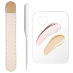 Makeup Spatula and Makeup Palette, Stainless Steel Foundation