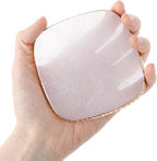 Resin Nail Art Palette Gold Edge Nail Holder