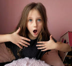 MISS NELLA PARTY COLLECTION 3-3 peel off, odour free, water base glitter nail polishes Pack- Blue The Candles (blue), Confetti Clouds (clear) & Marshmallow Overloud (coral)