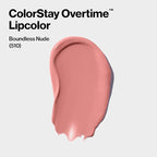 Revlon Liquid Lipstick with Clear Lip Gloss, ColorStay Overtime Lipcolor, Dual Ended with Vitamin E, 510 Boundless Nude, 0.07 Fl Oz