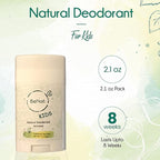 All Natural Deodorant For Kids and Teens 100% Natural Aluminum-Free Carcinogen Free Kids Deodorant For Boys and Girls Clinically Proven To Be Safe For Children and Teenagers