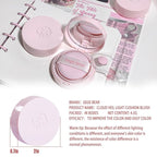 Air Cushion Blush,Wearing Skin Tint Blush Makeup for Natural Flush
