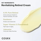 Cosrx retinol cream, 0.67 oz,